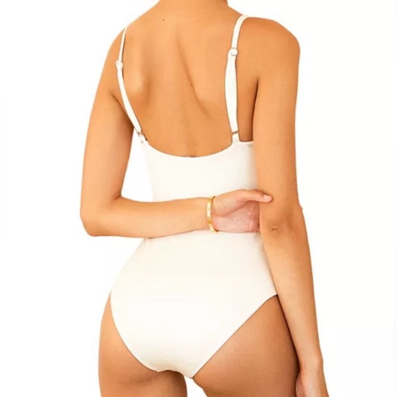 Dippin Daisys Bliss One Piece Swimsuit Color Dove Size XS - Picture 3 of 13